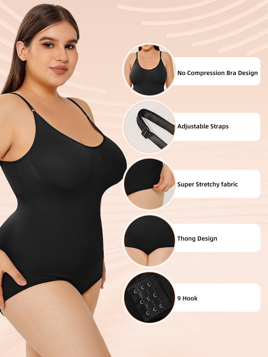 Transform Your Silhouette with Our Full Bust Body Shapewear - Ultimate Tummy Control and Fast Shipping!